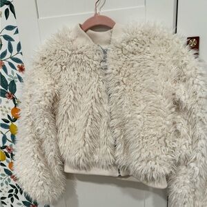 Wild fable cozy zip up bomber jacket